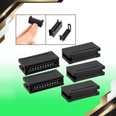 5 Pcs 20Pins Card Edge Female IDC Connector for Flat Ribbon Cable