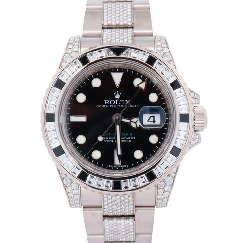 Rolex GMT-Master II 40mm Black Dial Watch Ref# 116759