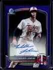 2025 Bowman Chrome Mega Box Walker Jenkins Prospect Auto Purple Refractor #/199