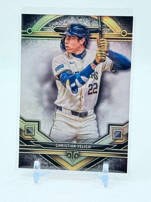2024 Topps Triple Threads - Christian Yelich #187 Milwaukee Brewers 