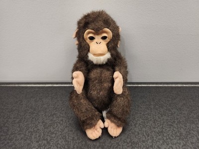 Hasbro Fur Real Furreal Cuddle Chimp Chimpanzee Plush Newborn Monkey 2009 Works