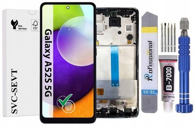 Original OEM Für Samsung Galaxy A52S 5G A528 Display Bildschirm LCD +Rahmen