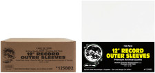  1000 12" Super Clear ARCHIVAL 2mil Record Outer Sleeves Vinyl Bags Covers BOPP
