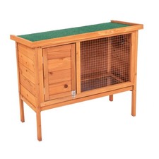 NEW! Single Rabbit Guinea Pig Pet Hutch House Shelter 820x390x700mm