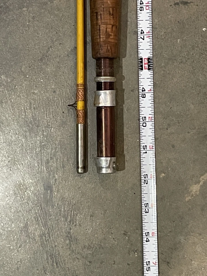 "Caña de mosca vintage Betts 4608 fibra de vidrio 8'6""" Foto 2 de 4