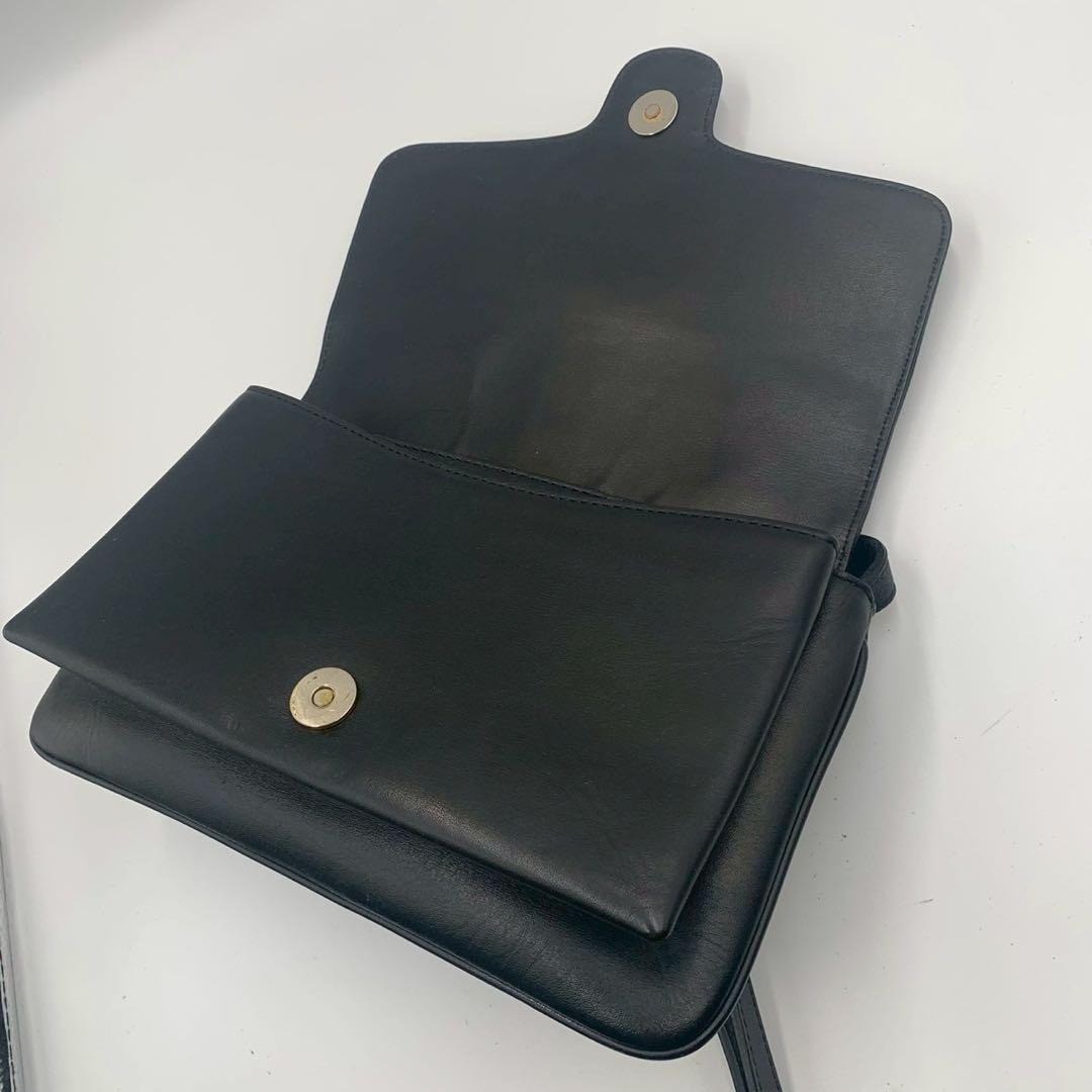 GUCCI GG Marmont Y2K Ally Shoulder Bag Crossbody Leather Black Authentic thumbnail 4