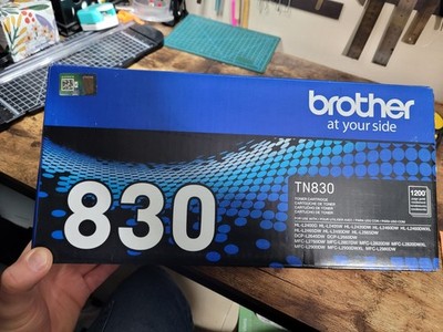 New Genuine Brother TN830 Black Toner Cartridge 830 SEALED Damage Box laser OEM