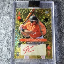 Wild Card Stacked Deck Trent Caraway Ace of Hearts Autograph 2024 1/1