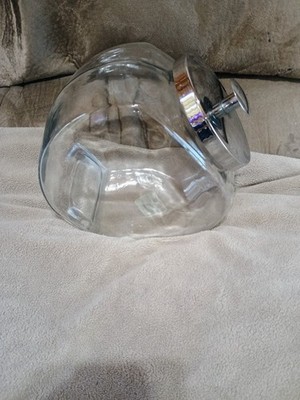 Anchor Hocking 1 Gallon Container With Metal Lid Looks Like  Old Store Candy Jar