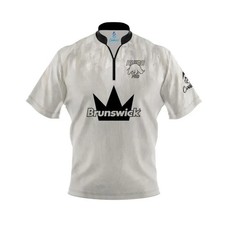 Custom Name Brunswick Ivory Rhino Pro Bowling Jersey Shirts - USA Size