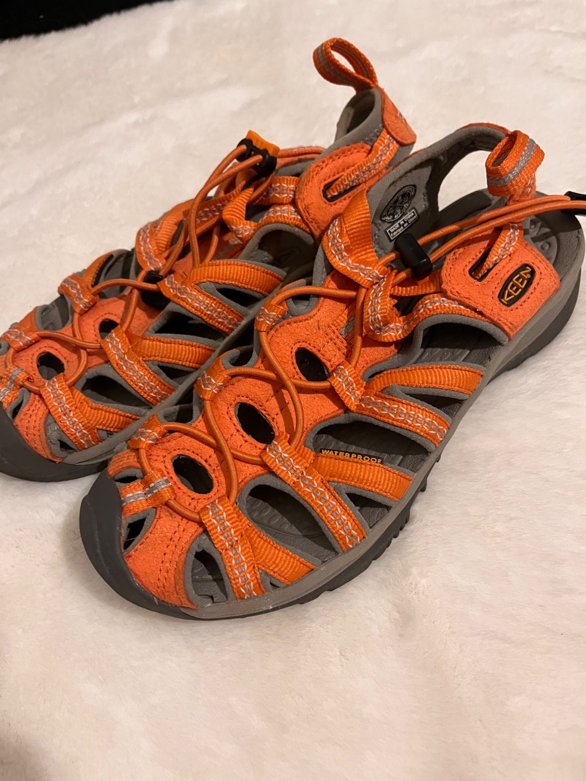 Sandali da pescatore KEEN donna WHISPERsports & Outdoor arancioni taglia 6