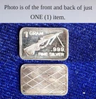Machine Gun 1 Gram .999 Fine Silver Bar