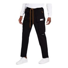 NEW PUMA Black Parquet Cargo Pants Size Medium Track Hiking Outdoors 110