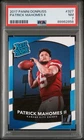 2017 PANINI DONRUSS #327 PATRICK MAHOMES II RC RATED ROOKIE PSA 7 NrMint