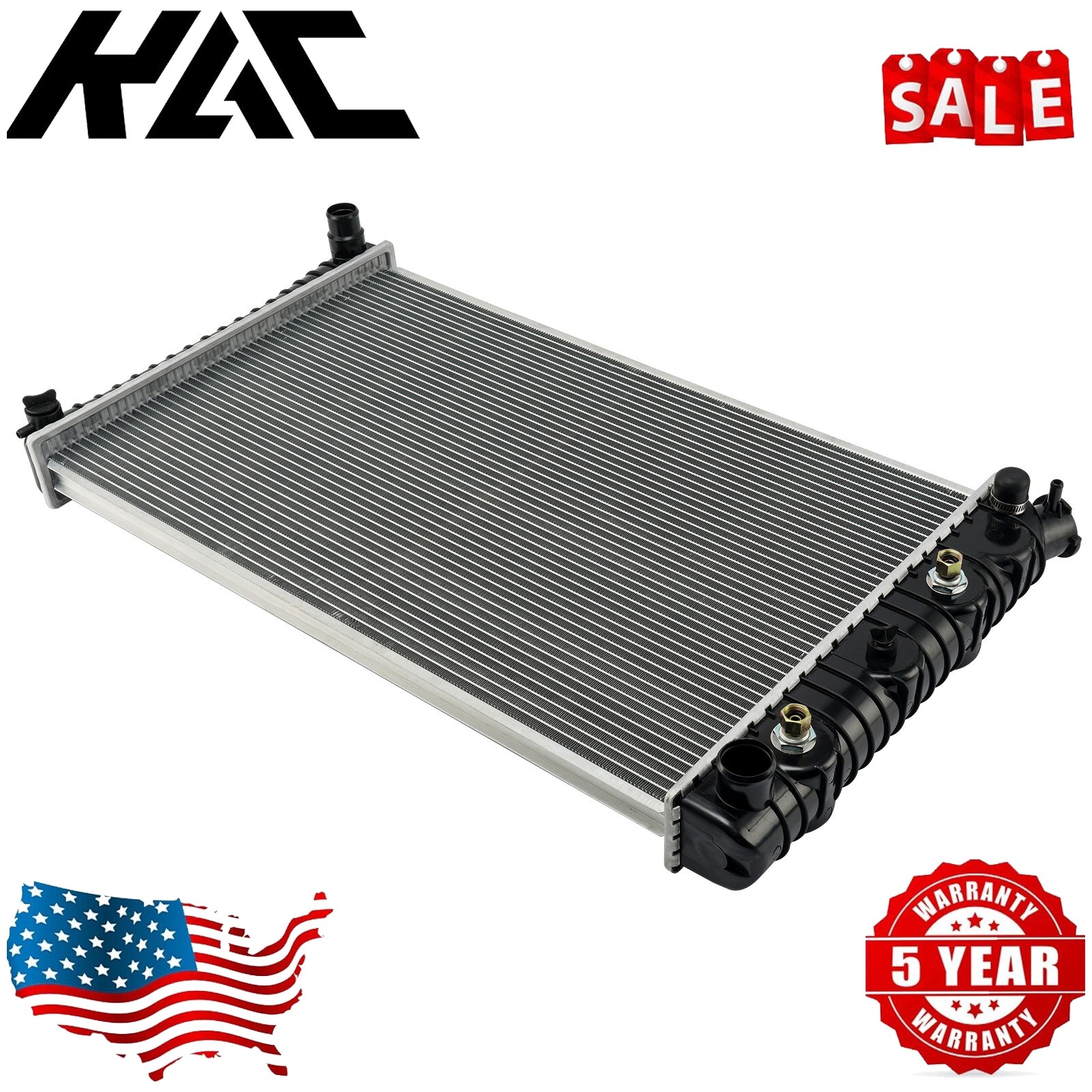 CU161 Aluminum Radiator For 1973-1986 Chevy/GMC C/K C10 C20 C30 4.1 4.8 5.0 5.7L
