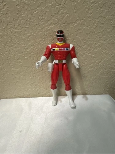 Vintage 1997 Bandai Power Rangers In Space Red Ranger 5.5" Figure🔥