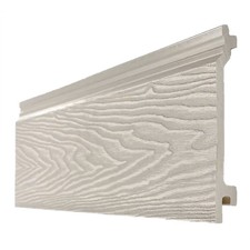 Ash White Woodgrain 3.6m WPC Exterior Cladding | Composite Wall Siding Board Dur