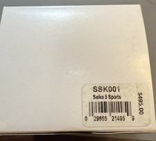 Seiko 5 Sports GMT SSK001 Automatic | Black Dial | Jubilee Bracelet | Box 9