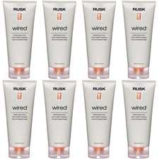 8 PACK  RUSK WIRED CREAM FLEXIBLE HOLD 6 OZ HAIR STYLING CREME / GEL / POMADE