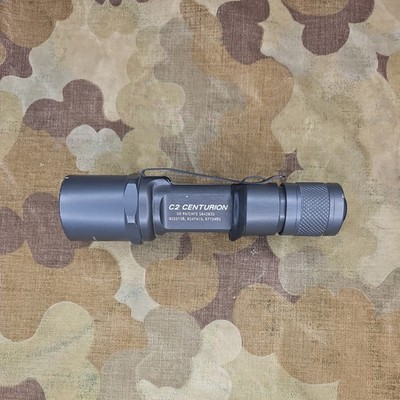 Surefire C2 Centurion Gray Incandescent Pocket Clip 
