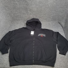 Jordan Sweatshirt Mens 3XL Black Zip Brooklyn Oversized Hoodie Sweater Nike Air