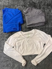 LULULEMON Bundle of 3 Long Sleeve Tops Blue, ...