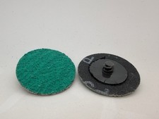 20mm Roloc Sanding Discs, Pack of 25 Green Zirc Fibre Disc. 36, 60,80, 120 Grit