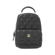 Chanel Timeless Classic Line Caviar Skin Backpack Women Black One Size