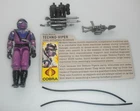 100% Complete 1987 Techno Viper v1 Cobra Figure Vintage G.I. GI Joe 3.75 ARAH