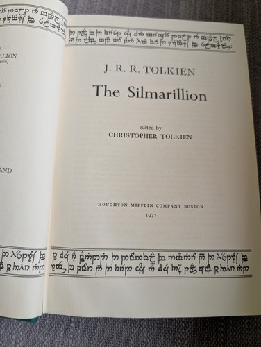 The Silmarillion by JRR Tolkien First American Edition, First Printing w/ Map - Picture 4 of 7