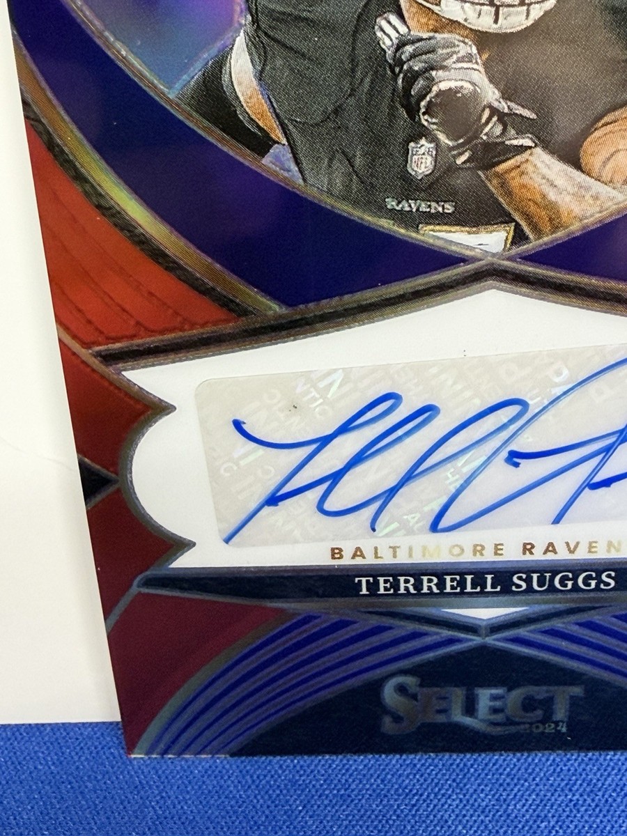 2024 Panini Select - Select Signatures Terrell Suggs #SSP-TSS Red