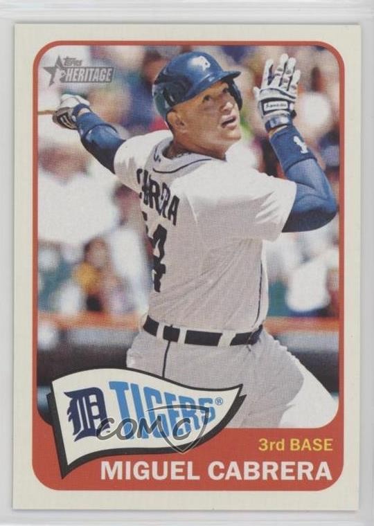 2014 Topps Heritage Action Variation SP Miguel Cabrera #500 0o5t