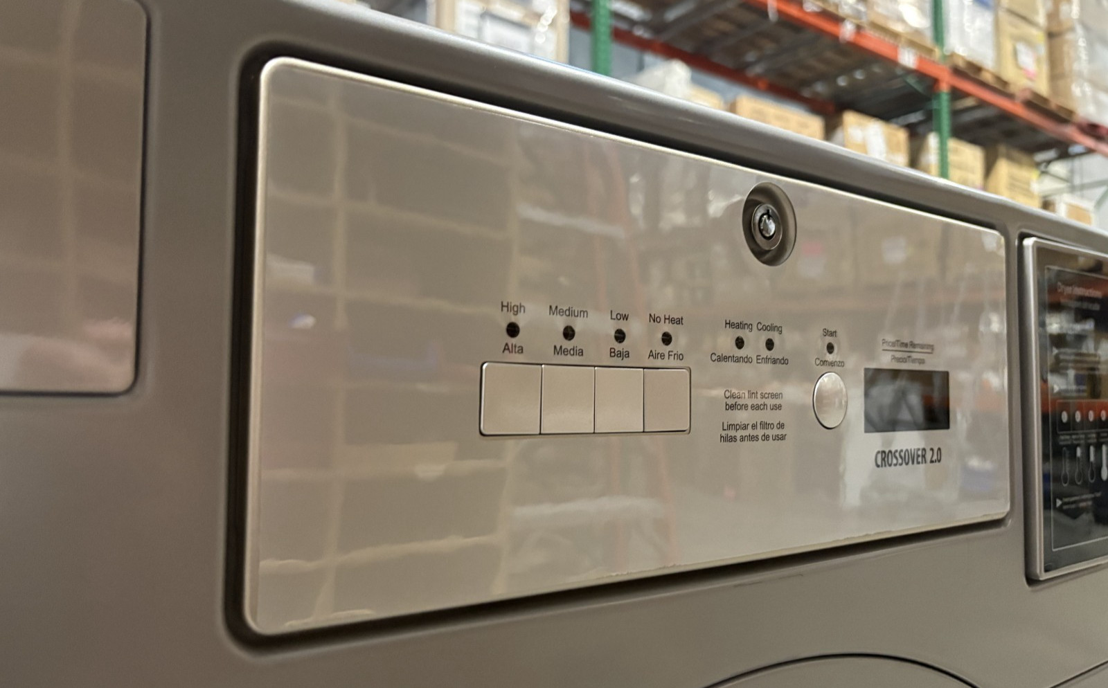 Crossover 2.0 DLHS0817EC2 27" Commercial Electric Dryer 7.0 Cu Ft Stackable - Thumbnail 3