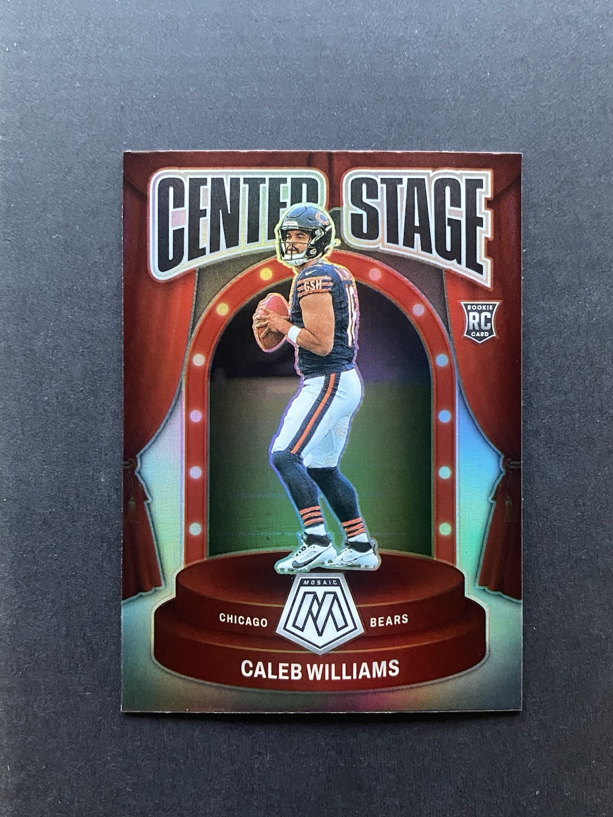 2024 Panini Mosaic - Center Stage Caleb Williams #6 Silver Prizm (RC)