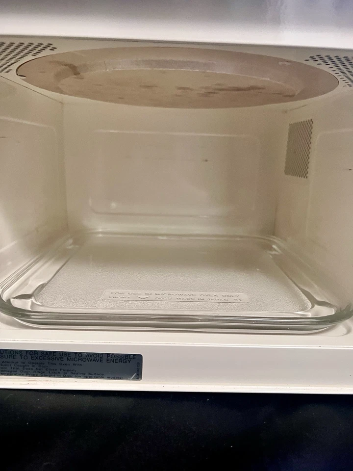 Vintage 1985 Sharp Half Pint Microwave R-4060 Dorm RV Camper Van Compact 400W - Image 3 of 4