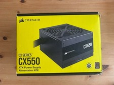 CORSAIR CX550 80 PLUS Bronze Non Modular Low-Noise ATX 550 Watt Power Supply - 