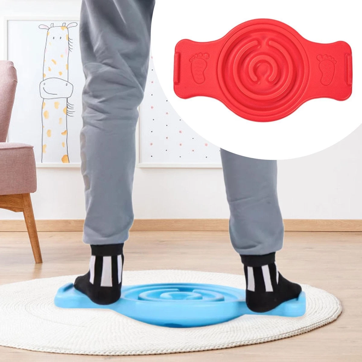 Tabla De Equilibrio Laberinto Con 2 Bolas – Balancín Sensorial De 45x35 Cm