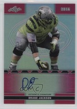 2016 Leaf US Army All-American Bowl Pink Prismatic 11/20 Drake Jackson Auto 0b5