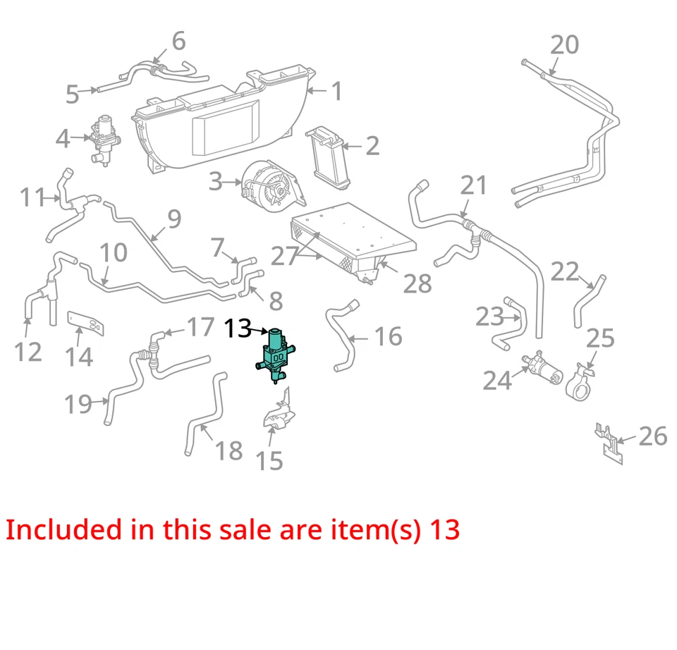 VÁLVULA DE AGUA CHRYSLER 5103770AA NUEVA OEM 5103770AA Foto 3 de 4