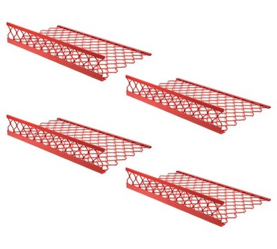 4PK 40''x24'' Mesh Brick Guard Corner Protector, L Shape Mesh Edge Guard