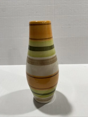Red Wing, Collectors Society, Striped Vase, USA, c 2012, ExCd
