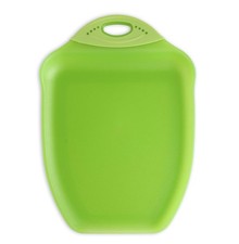 Dexas Chop & Scoop Cutting Board, 9.5 x 13 Inch, Solid 13"L x 9.5"W, Green