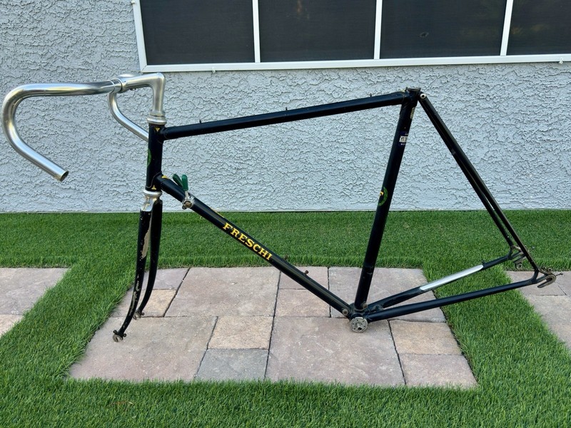 Vintage RARE FRESCHI Road Bike Frame 55cm Made In Italy / Campagnolo
