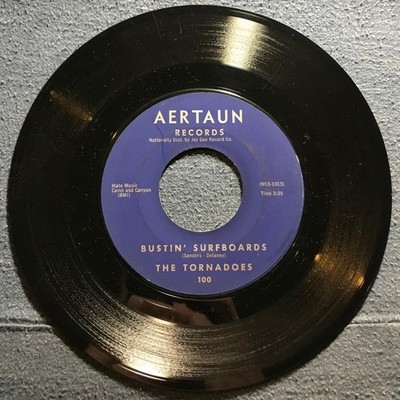 TORNADOES~BUSTIN SURFBOARDS / BEYOND THE SURF~SVG+ 1062 AERTAUN 7-INCH 45~ZAPPA
