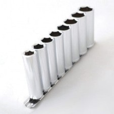 9 Piece 3/8" Drive SAE Standard Size Deep Well Socket Tool Set