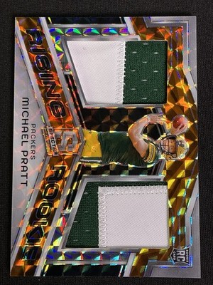 2024 Spectra Michael Pratt Dual Patch Orange Neon #RRM-MPT 8/10