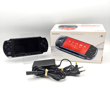 Console PSP 3004 PB Slim & Lite Sony Playstation Nera Caricatore Scatola Boxata