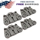 Set of 4 For KitchenAid Dishwasher Lower Dishrack Wheel Roller WPW10195417