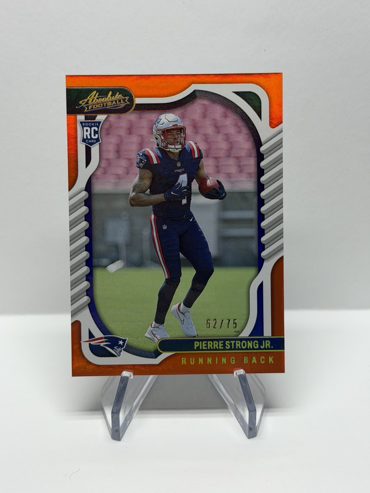 Pierre Strong Panini Absolute #141 Spectrum Orange