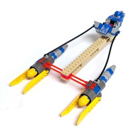 1999 LEGO System Star Wars 7131 Anakin's Podracer PADME MINIFIG MISSING HEAD